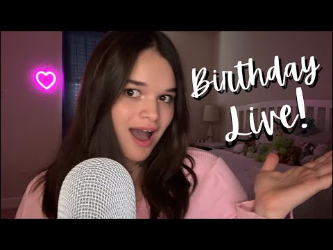 ASMR The Best Triggers LIVE But It’s My Birthday !🎂