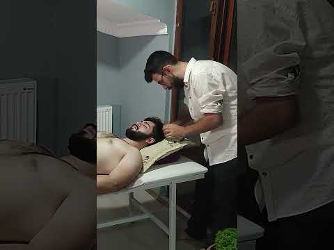 TURKISH MASSAGE THAT PROVIDES INCREDIBLE RELAXATION IN THE HEAD,CHEST AND ARMS #satisfying #relaxing