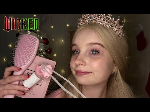 ASMR Glinda Gives You A Holiday Makeover! 🫧🎀❄️ (layered sounds, hair brushing)