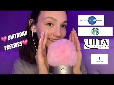 Birthday Freebies 2026 ASMR 💗(chit chat ramble) 