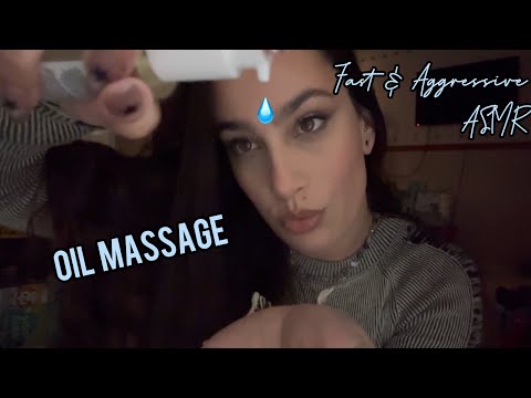 Fast & Aggressive ASMR Oil Massage (+ new wooden massage tool)