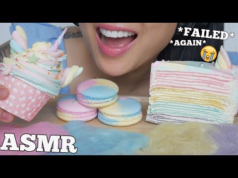 ASMR UNICORN PARTY *FAILED* (EATING SOUNDS) | SAS-ASMR