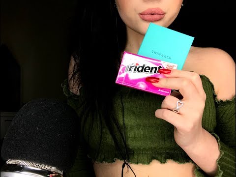 ASMR- MOUTH SOUNDS, GUM CHEWING,OBJECT TAPPING