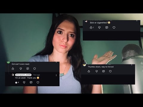 ASMR~ Reacting to my HATE comments 💥