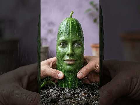 Fresh Harvest Vegetable Crush 🌱 ASMR Rain Sounds #asmr #relaxing #satisfying