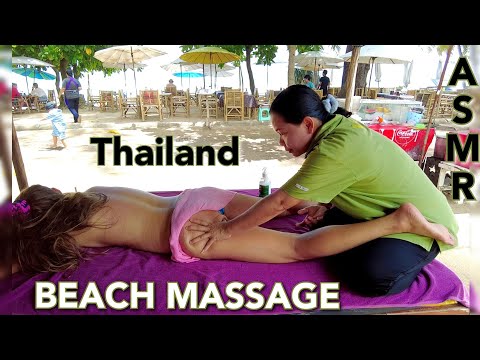 ASMR Thai BEACH massage!