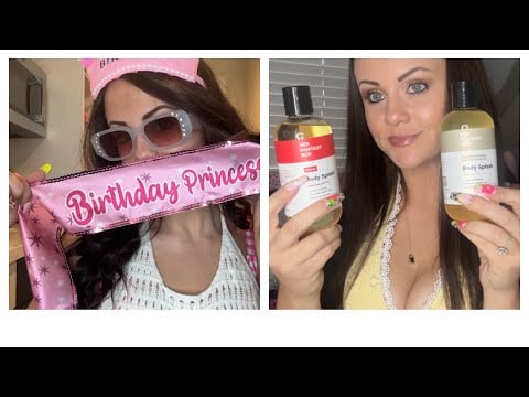 ASMR What I got for my birthday 