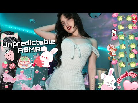 Unpredictable ASMR Trigger Assortment 🍓🐰( Mouth Sounds ) Fast & Aggressive ASMR