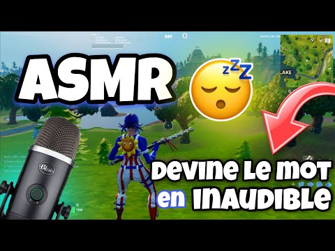 ASMR Français • Devine le mot que je CHUCHOTE en inaudible ! 😴✨️ (Chuchotements proche du micro)
