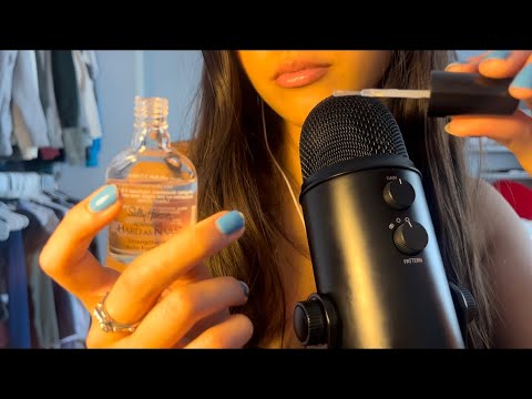 asmr doing your makeup but with the wrong items (fast and aggressive)