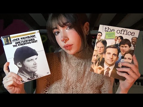 Movie & TV Show DVD Collection and Explanation ASMR | Tapping, Scratching, Whispering, Rambling