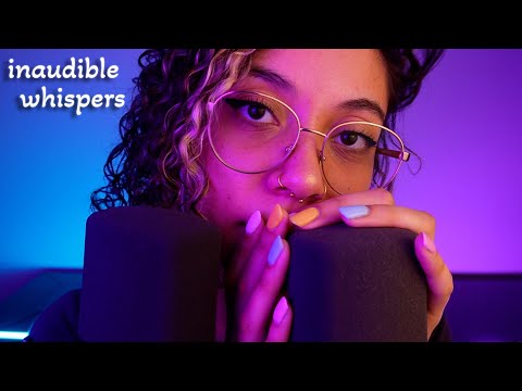 *CLOSE INAUDIBLE WHISPERS* Intense Tingles (ear to ear) ~ ASMR