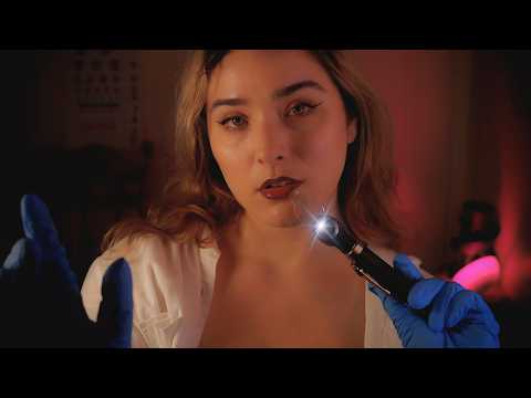 ASMR Ear Exam 😴 Medical Exam Roleplay with Realistic Head Movements [Dark Room]