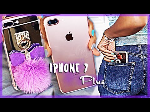 iPHONE 7 PLUS UNBOXING & New Cases!!⎜Rose Gold ♥