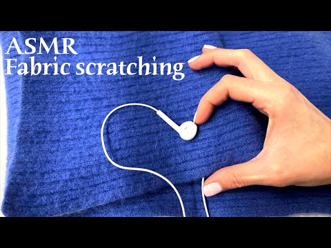 ASMR 🌙 Fabric scratching - Headphone mic and layered sounds (no talking)