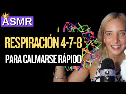 ASMR RESPIRACIÓN para REDUCIR la ANSIEDAD 😴 Técnica 478