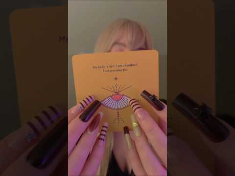 asmr random affirmation card for you