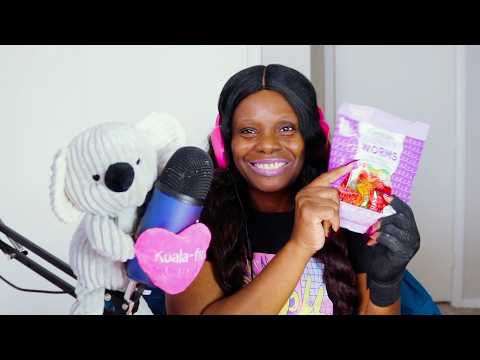 ASMR Gummy Worms ASMR Eating Sounds