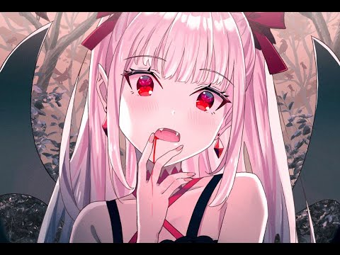 [ASMR] VAMPIRE GIRL EATS YOUR... BLOOD |ROLEPLAY|EAR EATING|EAR LICKING