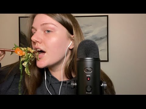 ASMR Up Close Eating (Minimal Talking)