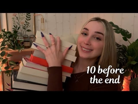 ASMR My 10 Before the End (priority reads this year, whispered, book triggers)