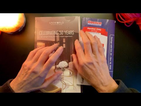 Soft-Spoken Costco & Cruise Catalog ASMR ~ Relaxing Page Turning, Chill Vibes