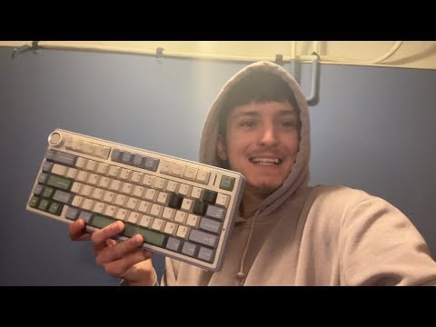 ASMR Mechanical Keyboard Typing (Aula F75 with Gateron Milky Yellow’s)