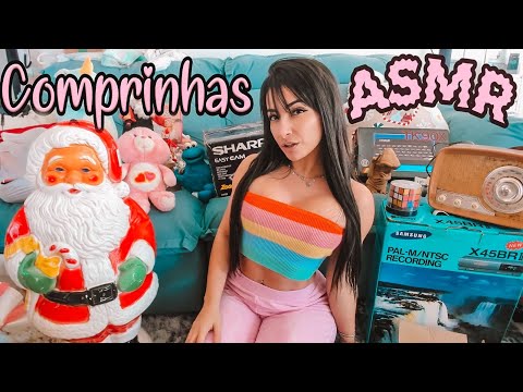 ASMR Achadinhos de Antiquários e Brechós ✨ Tesouros de SP e Curitiba + Sussurros Relaxantes 💖🛍️