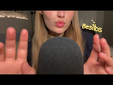 Asmr | “besitos” & hand movements💛✨