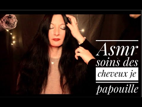 ASMR BROSSAGE CHEVEUX ANTI - STRESS 💚+TRESSE + CHUCHOTEMENTS ULTRA DOUX