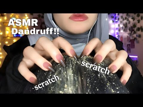 ASMR- Most Satisfying Dandruff Removal With Scalp Check Scratching- Massaging (no talking)✨💆🏻‍♀️