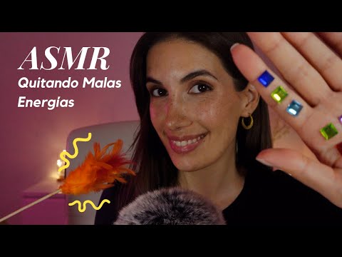 ASMR | Limpio tu Energía - Quitándote Malas Energías y Llenándote de Buenas | Lena ASMR