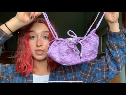 asmr summer clothing haul