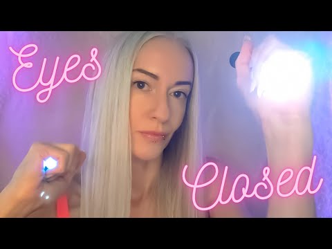 ASMR | ✨ Eyes Closed - Light Trigger Tests ✨