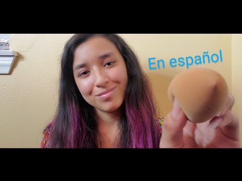 ASMR in spanish poniendo tu maquillaje/doing your makeup 💄