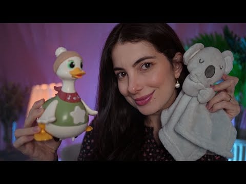 ASMR com coisinhas do enxoval do sweet baby 