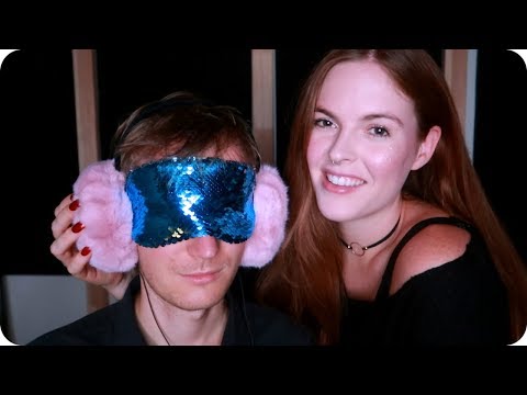 ASMR Relaxing Sleep Treatment feat. My Husband 💑