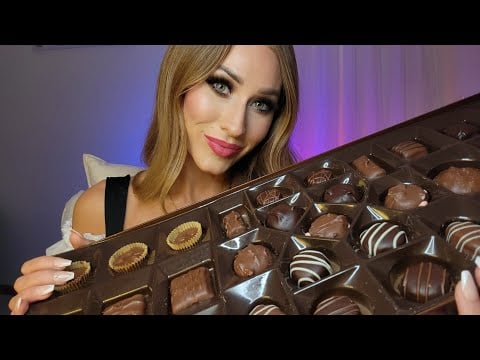 ASMR | 2nd *Twelve Days Of Mukbang!!* 🎅 GIANT Box of Chocolates! 🍫 (eating, mouth sounds, tapping)