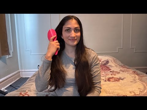 ASMR| BRUSHING MY HAIR