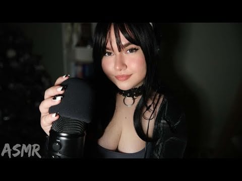 ASMR mic pumping, mic swirling with upclose anticipatory breathy whispers