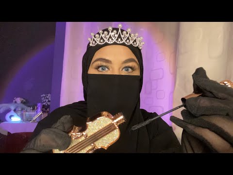 ASMR - Hijabi Princess Does your Makeup in 1 Minute 👑👸✨