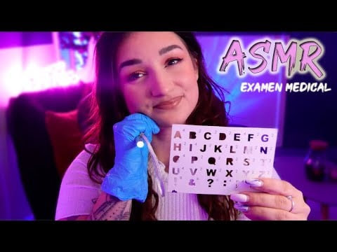 ASMR FRANÇAIS : RÔLEPLAY EXAMEN MEDICAL 🩺