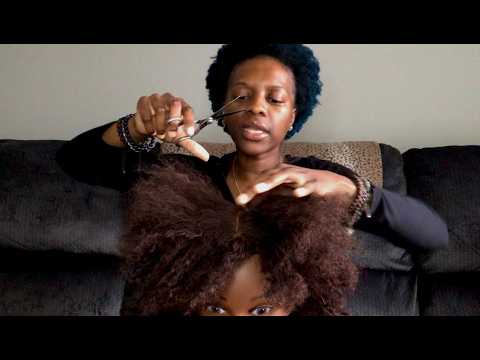 ASMR 💆🏽‍♀️ Cord Cutting + Positive Affirmations with Scalp Scratching