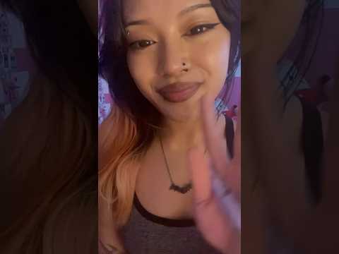 gently brushing your face asmr #asmr #tingles #brushingasmr #tinglyasmr #tingly