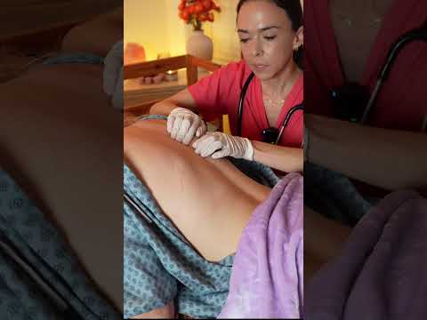 Asmr back exam #asmr #asmrsounds #asmrvideo #relaxing #relax #satisfying #satisfyingvideo #tingles