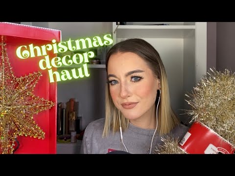 ASMR | christmas decor haul