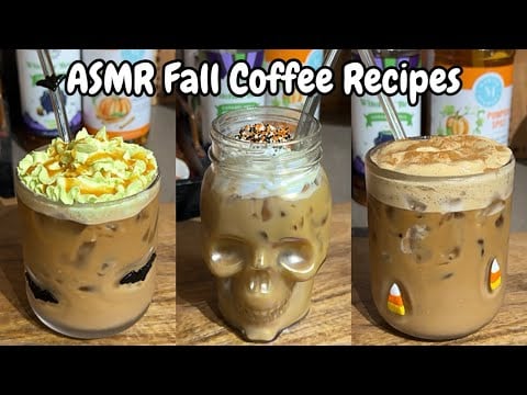 ASMR Fall Coffee Recipes 2025 ☕️🍂 Whispered Voiceover