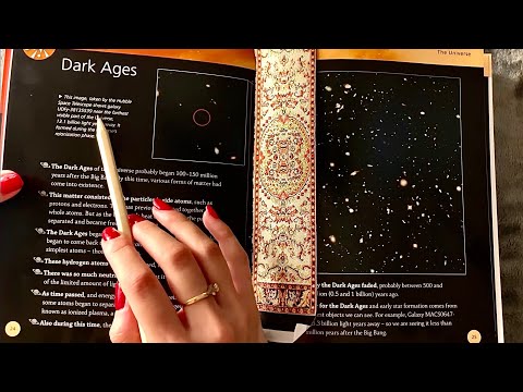 🪐 ASMR - Book Reading of Space Facts - Clicky Whispers