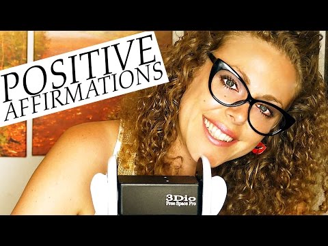 Binaural ASMR Whisper Positive Affirmations – Ear to Ear Brain Massage Relaxation