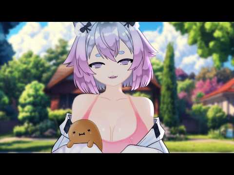 ASMR | Cat Next Door Spoils Your Ears | Oil Ear Massage, Soft Spoken Roleplay, Suburban Ambience
